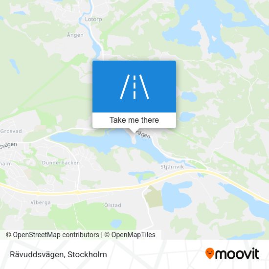 Rävuddsvägen map