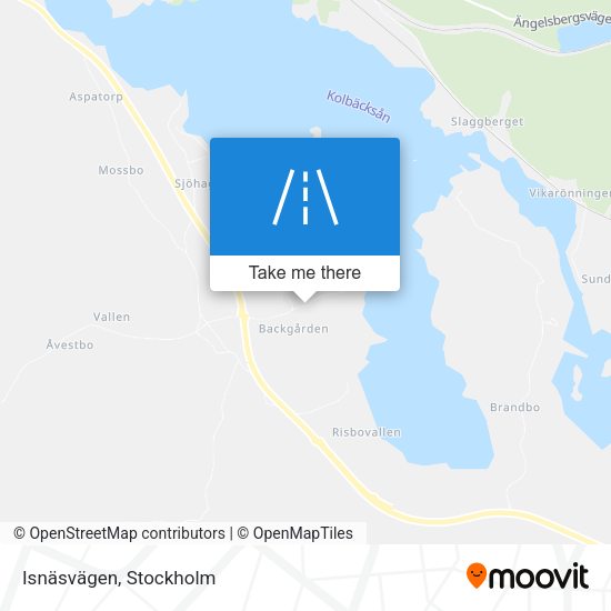 Isnäsvägen map