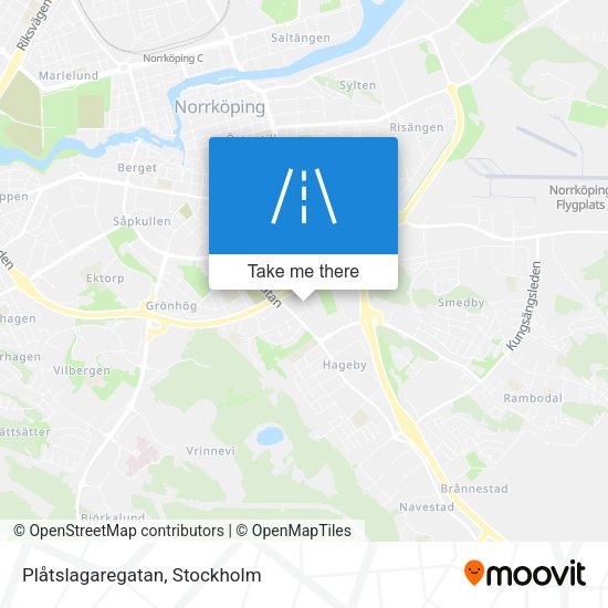 Plåtslagaregatan map