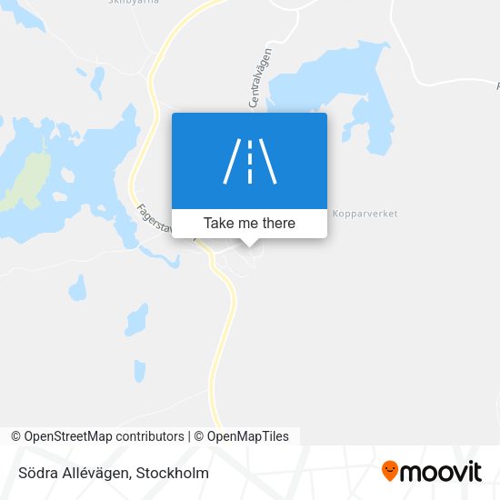 Södra Allévägen map
