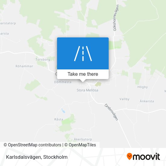 Karlsdalsvägen map