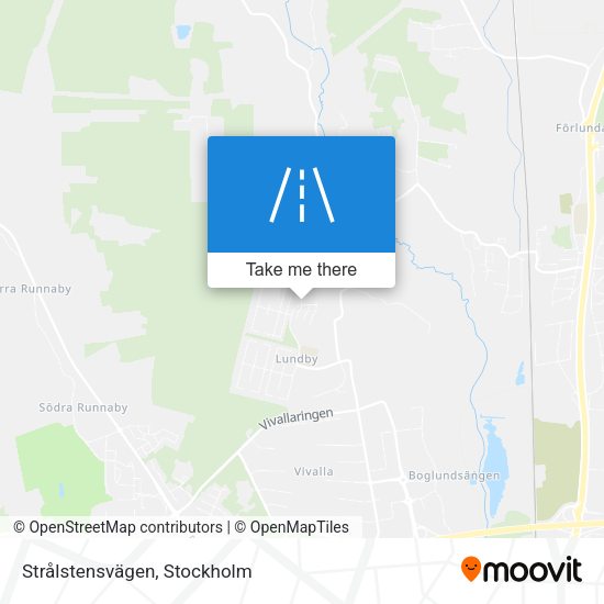 Strålstensvägen map
