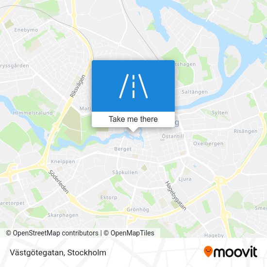 Västgötegatan map