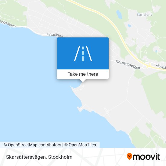 Skarsättersvägen map