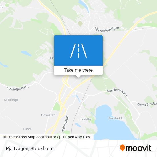 Pjältvägen map