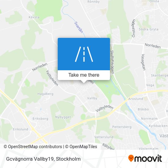 Gcvägnorra Vallby19 map