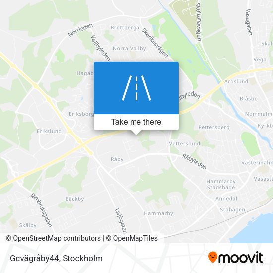 Gcvägråby44 map