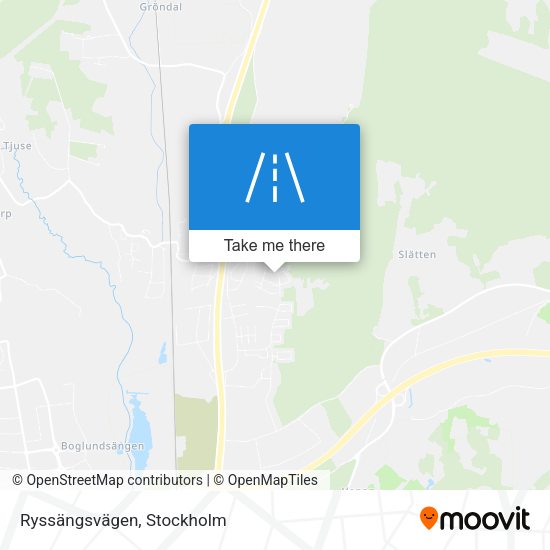 Ryssängsvägen map