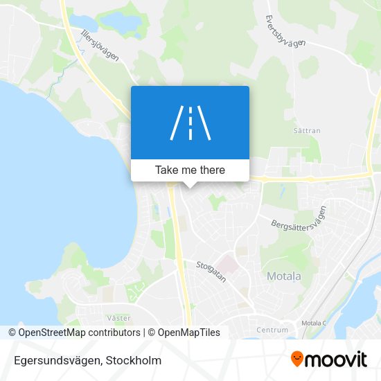 Egersundsvägen map
