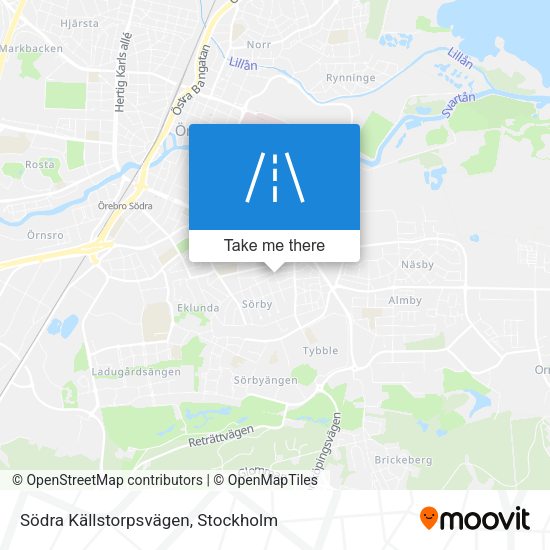 Södra Källstorpsvägen map
