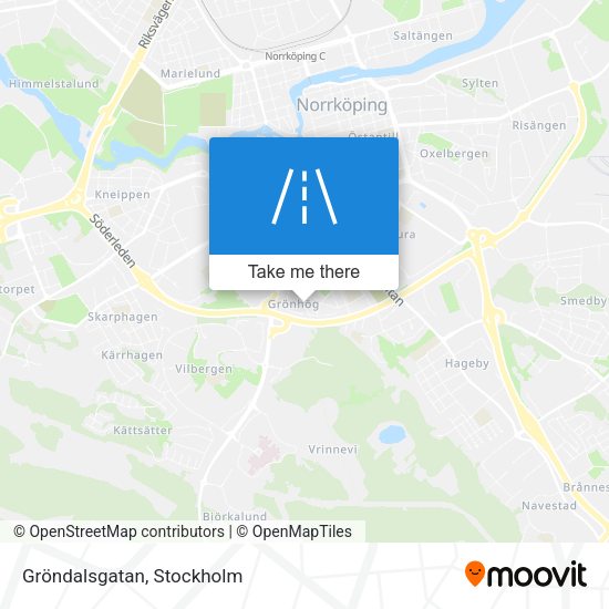 Gröndalsgatan map