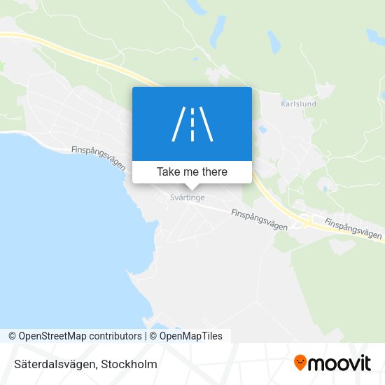 Säterdalsvägen map