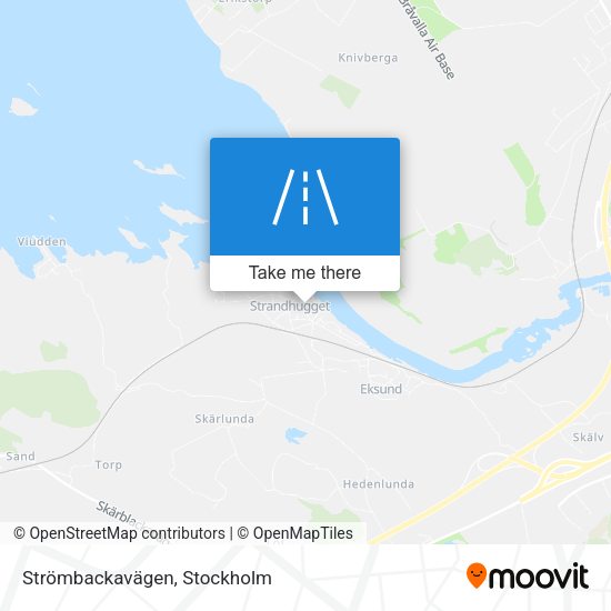 Strömbackavägen map