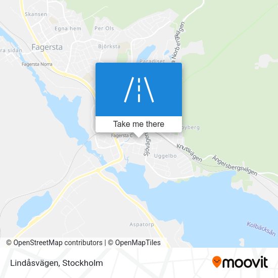 Lindåsvägen map