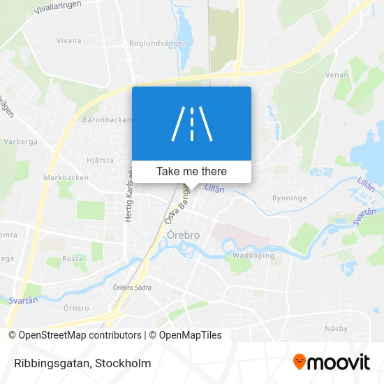Ribbingsgatan map