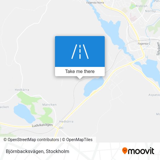 Björnbacksvägen map