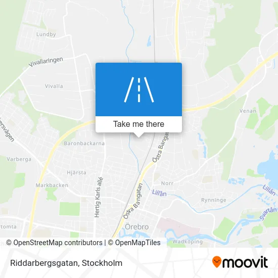 Riddarbergsgatan map
