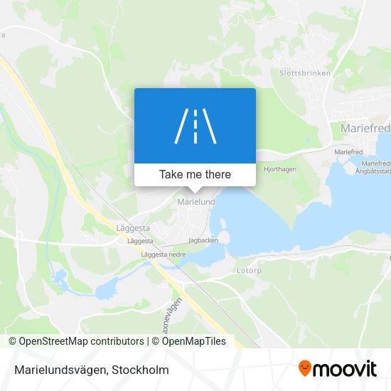 Marielundsvägen map