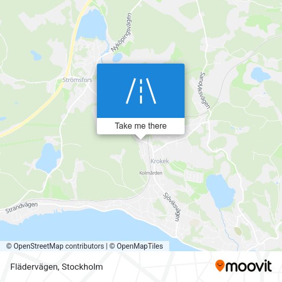 Flädervägen map