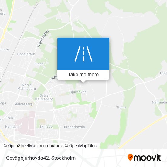 Gcvägbjurhovda42 map