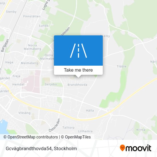 Gcvägbrandthovda54 map