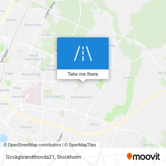 Gcvägbrandthovda21 map