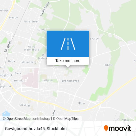 Gcvägbrandthovda45 map
