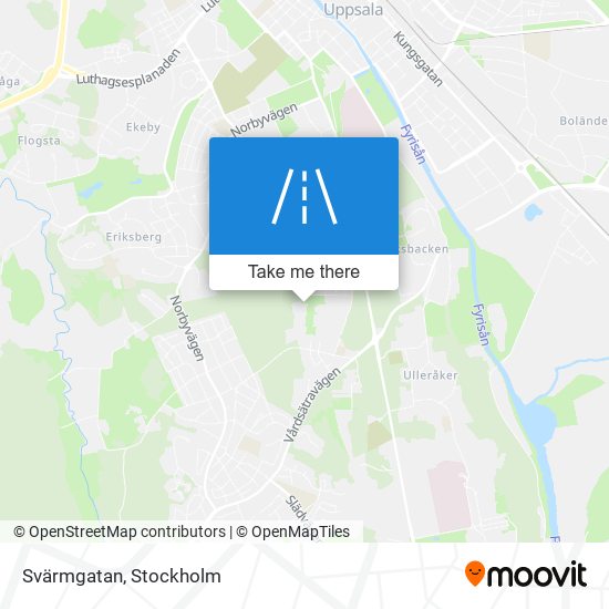 Svärmgatan map