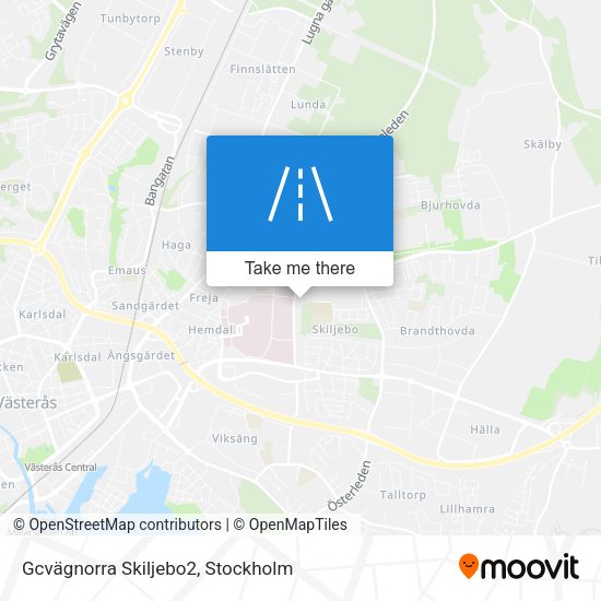 Gcvägnorra Skiljebo2 map