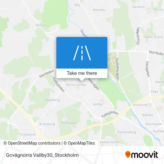Gcvägnorra Vallby30 map