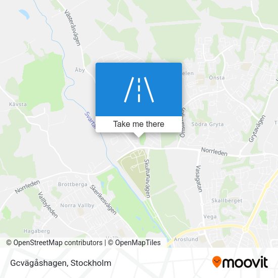 Gcvägåshagen map