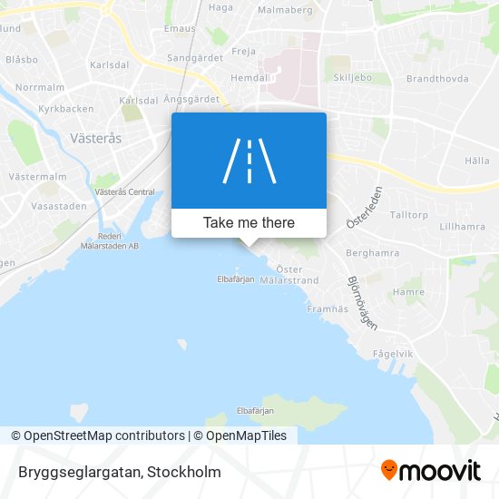 Bryggseglargatan map