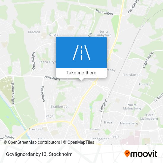 Gcvägnordanby13 map