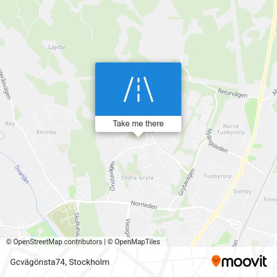 Gcvägönsta74 map
