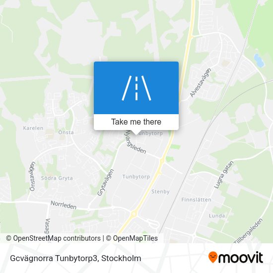 Gcvägnorra Tunbytorp3 map