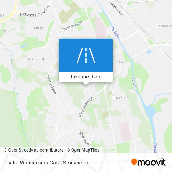 Lydia Wahlströms Gata map