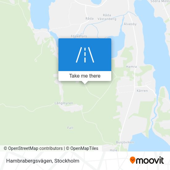 Hambrabergsvägen map