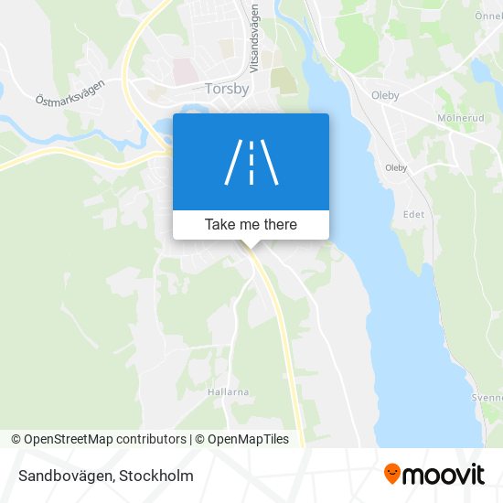 Sandbovägen map