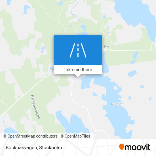 Bocknäsvägen map