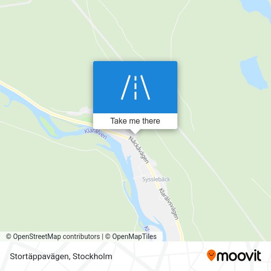 Stortäppavägen map
