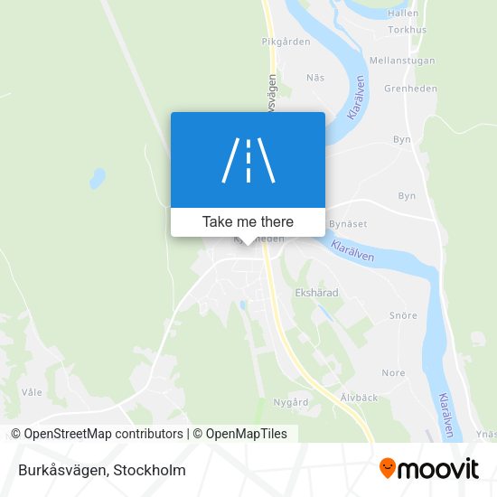 Burkåsvägen map