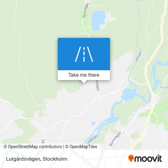 Lutgårdsvägen map