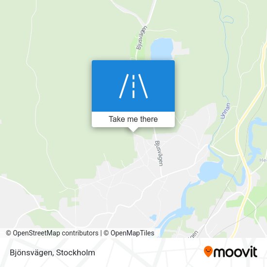Bjönsvägen map