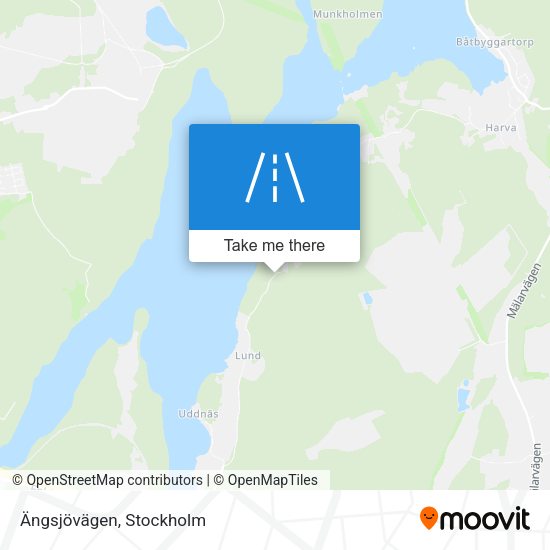 Ängsjövägen map