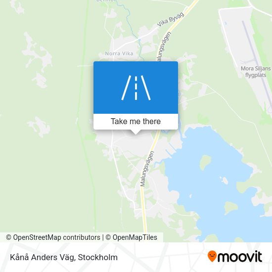 Kånå Anders Väg map