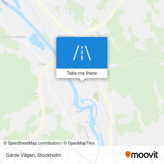 Gärde Vägen map
