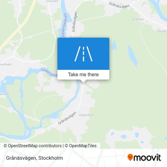 Grånäsvägen map