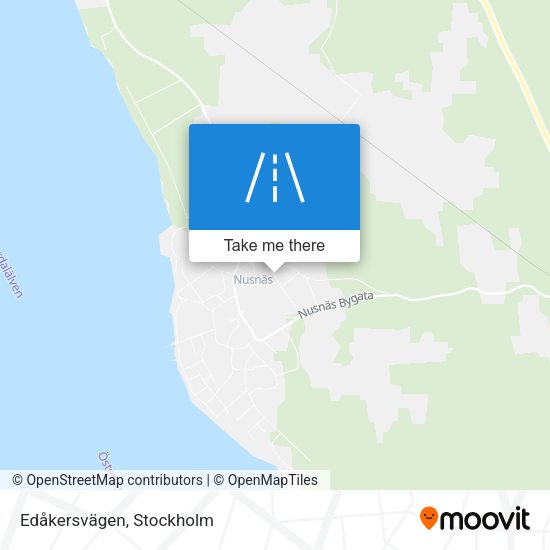Edåkersvägen map