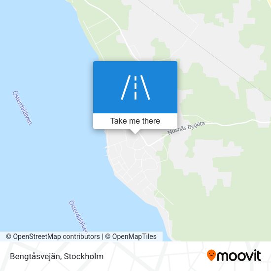 Bengtåsvejän map