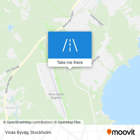 Vinäs Byväg map